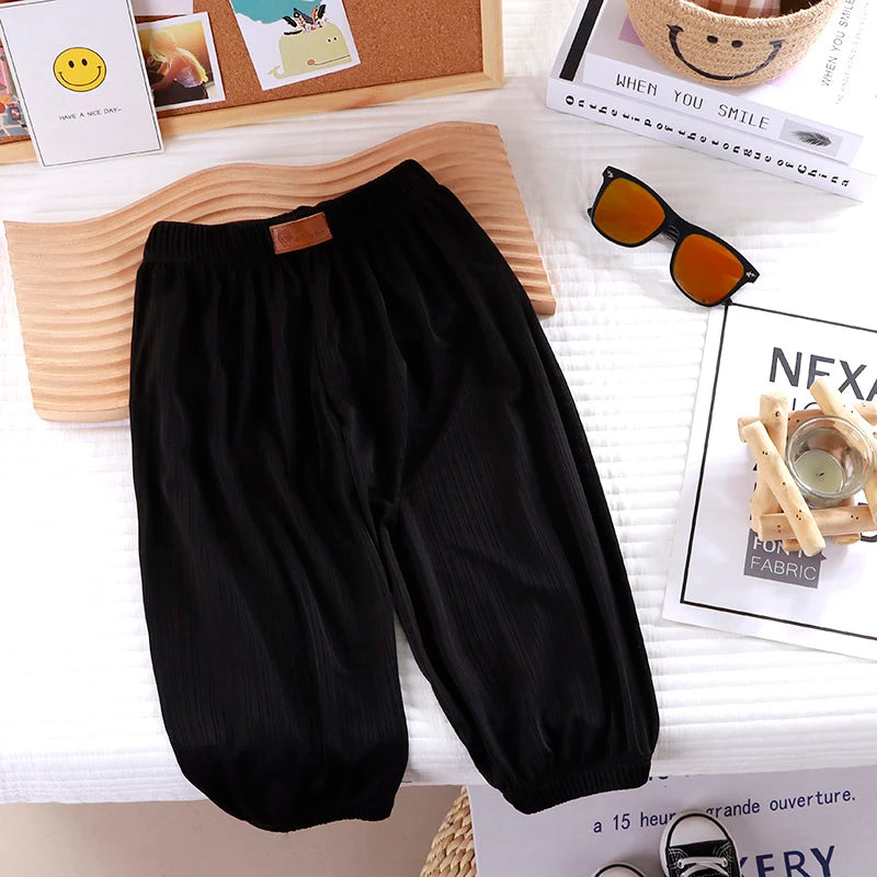 【冰絲涼感瞬間降溫】👖兒童冰絲防蚊褲