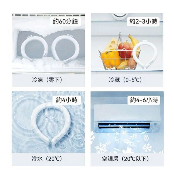 【10分鐘速冷】🧊掛脖式降溫冰涼圈