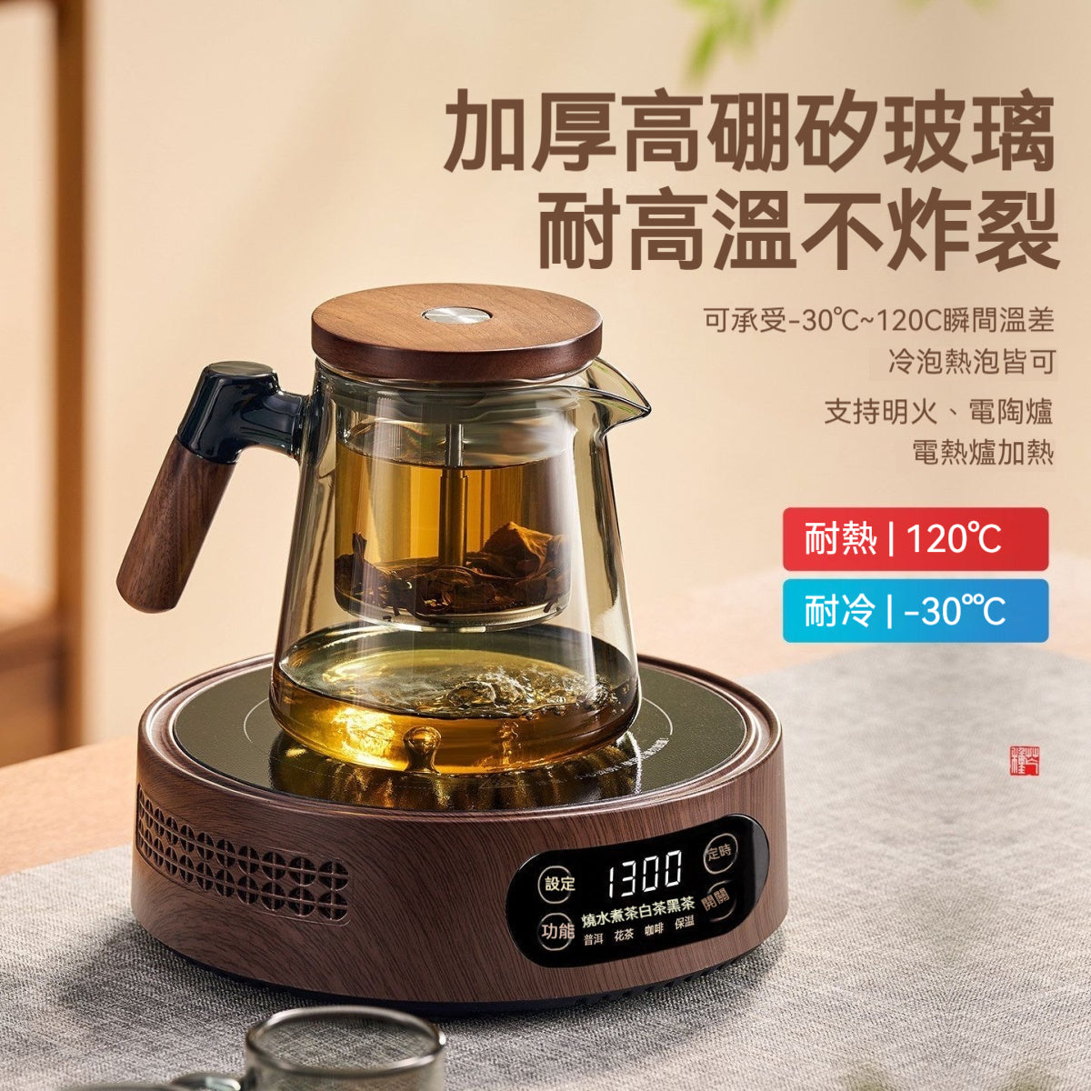 【一鍵茶水分離】飄逸茶壺套組 🍵